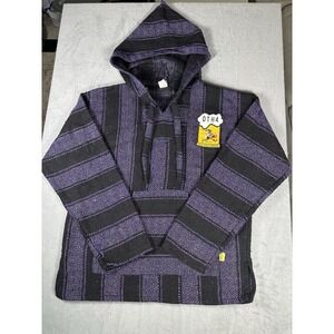 Molina Baja Hoodie Hash House Harriers OTH4 Patch Mexican Drug Rug Sweatshirt M